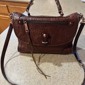 Rebecca Minkoff Ostrich Crossbody - Brown